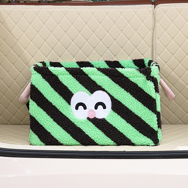 Panier de rangement Monster - Vert et noir