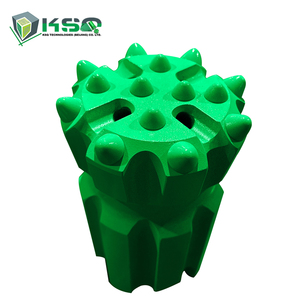 Mata Bor Batu Quarry Hard Thread Bit T51 115mm Retrac <span class=keywords><strong>Button</strong></span>, Baja Karbon Tempa, Baru - Product Image 1