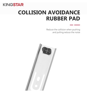 Nhà Sản Xuất Chuyên Nghiệp Phần Cứng Đồ Nội Thất Phù Hợp Im Lặng Bóng Mang Kính Thiên Văn Kênh Ngăn Kéo Trượt - Product Image 4