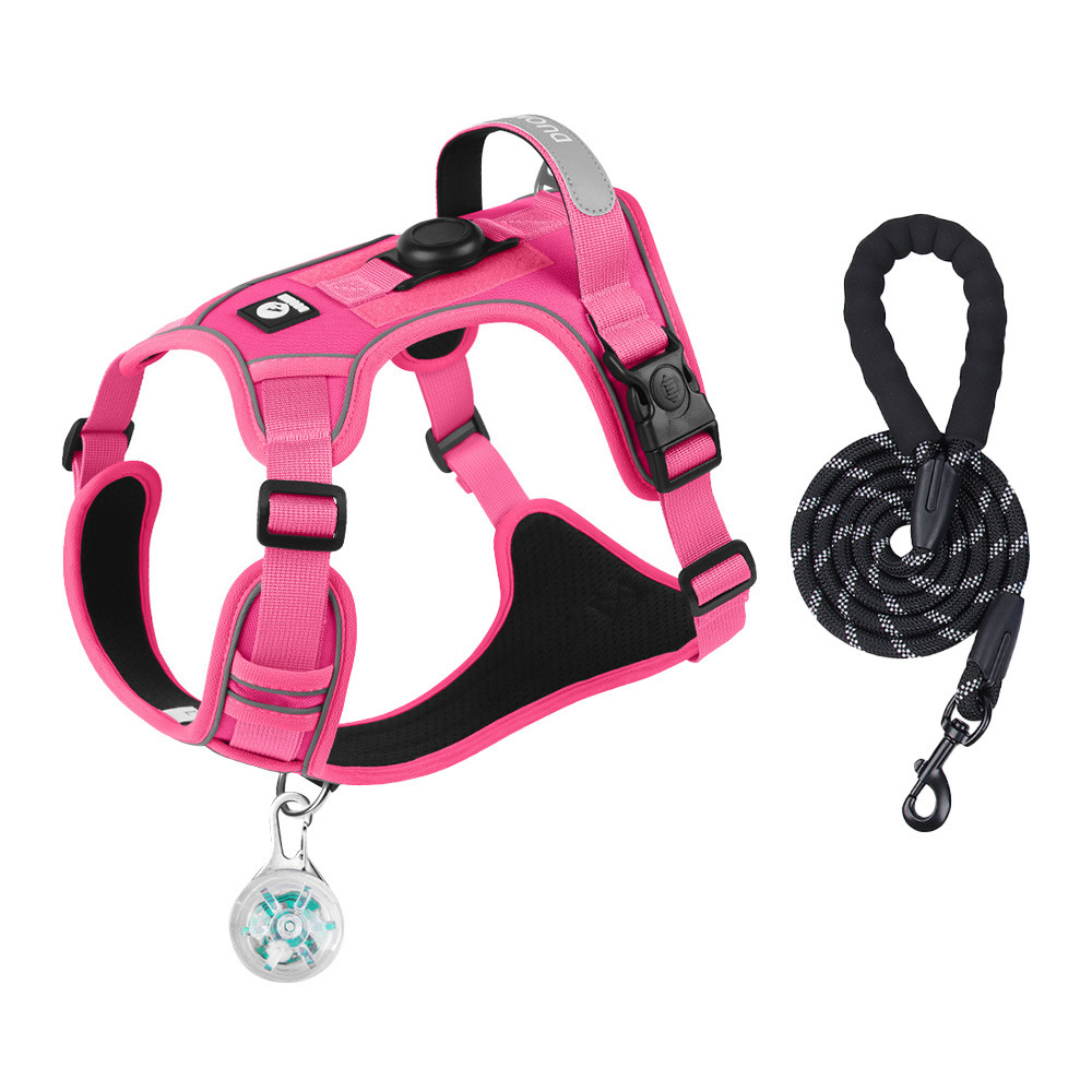 Colgante de luz led de cuerda redonda rosa-roja y negra de 15m