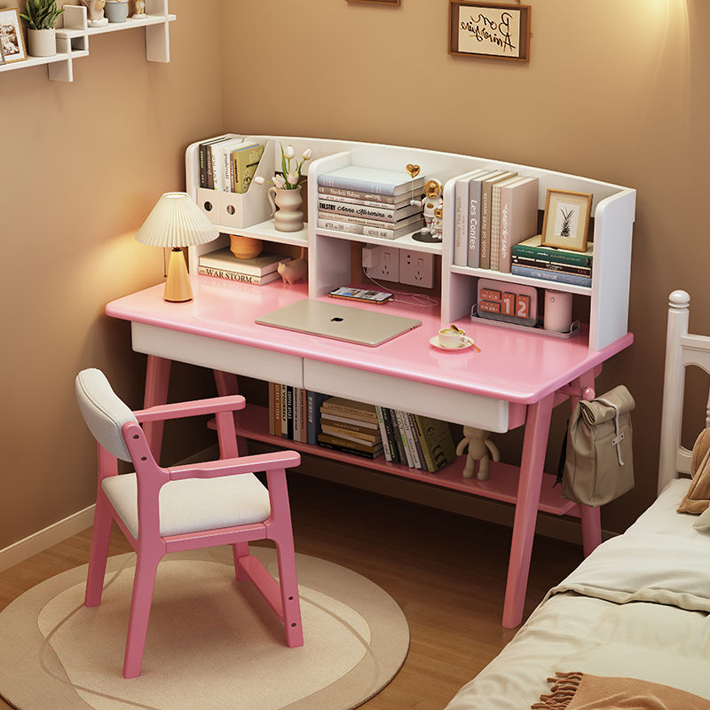 Pink and White Single Table