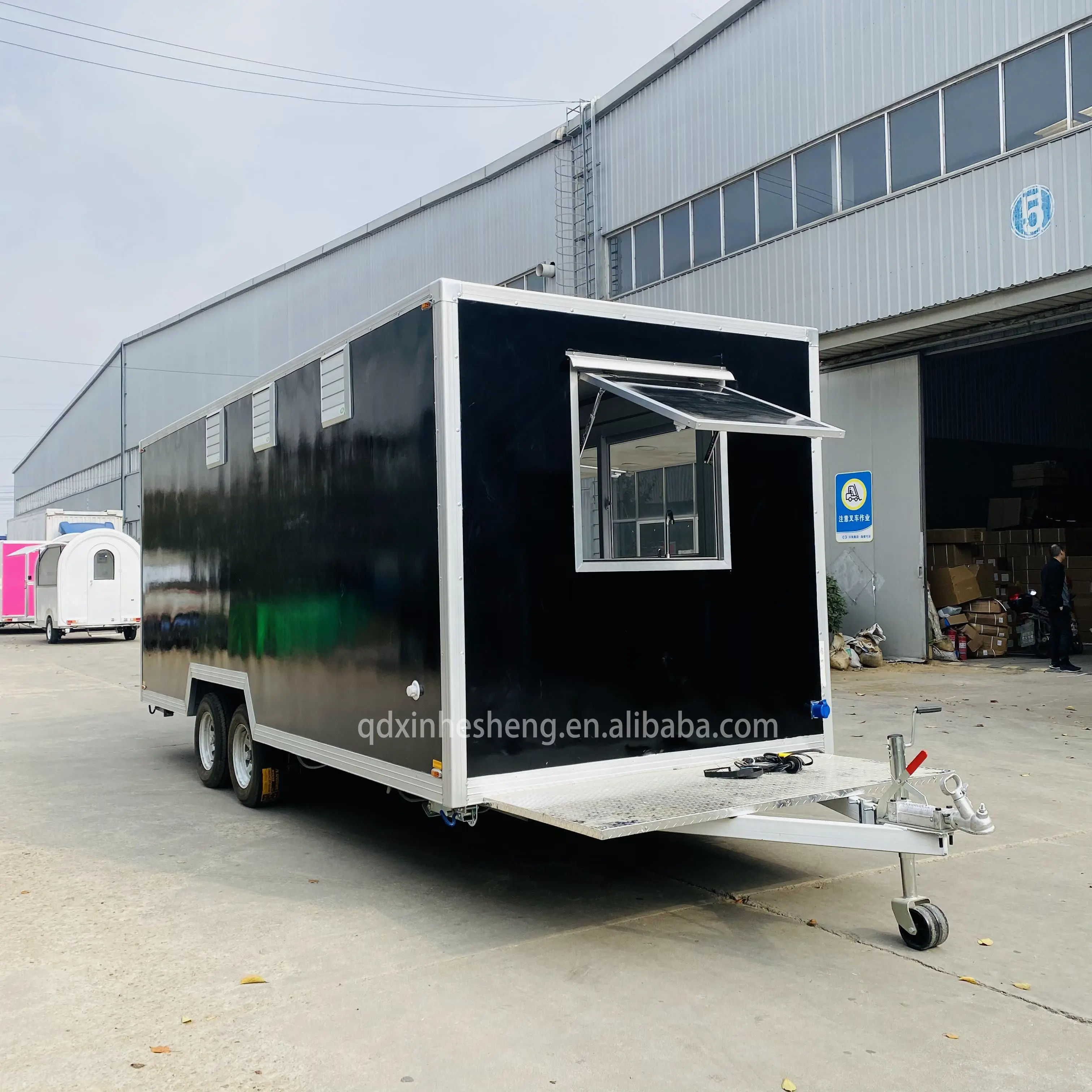 12ft Fully catering Equipped Food Truck hot dog food cart USA Customized Food Trailer With Full restaurant Kitchen Equipments