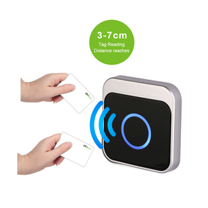 Lector de puerta de Control DE ACCESO RFID ZR350M/B montado en la pared 2024, compatible con tarjeta IC Mifare ISO14443A de 13,56 MHz para sistema de seguridad de puerta - Product Image 1