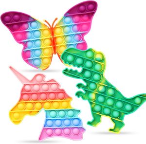 Design personalizzato Multi-funzione Fidget portachiavi novità Gag giocattolo per adulti pulsanti della tastiera Spinner per alleviare l'ansia stringhe elastiche - Product Image 5