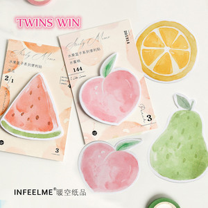 Infeel.me meyve sepeti serisi mesaj notu N kez yapışkan not 4 seçenek 1787 - Product Image 1