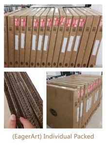 项目装饰框架抽象画布在客厅画布墙上印刷现代绘画 - Product Image 5