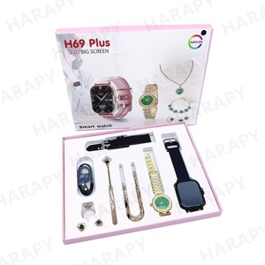 H69plus takım saatler W26 Pro Max 2 in 1 akıllı saat ve kulaklıklar çift kayış serisi 8 i8promax smartwatch i8ultra S9 S8 ile