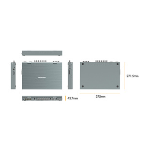 AVMATRIX 6 SDI entrada HDMI Multi-formato de vídeo de solución con grabación y construir-En 15,6 "pantalla
