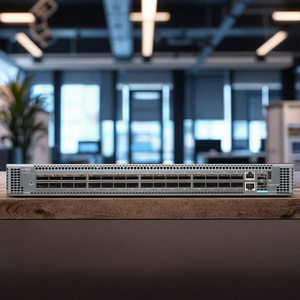 原装新<span class=keywords><strong>Juniper</strong></span> QFX5120-32C-AFO 1U网络交换机32x100G QSFP28端口层2/3以太网交换机