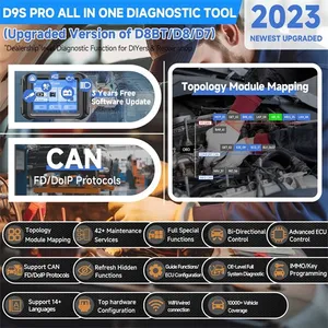 2025 XTOOL D9S Pro D9spro Wifi-Diagnose tool Unterstützung ECU-Codierung Topologie-Kartierung Xtool Key Programmer 42 Service-Funktion