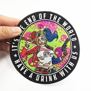 Chất lượng tốt tùy chỉnh thêu móc và vòng lặp vải các bản vá lỗi cho mũ - Product Image 5