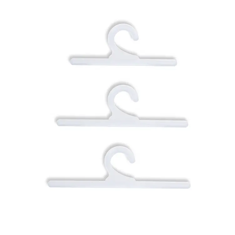 Wholesale plastic bags hanger hook for clear pvc bag/clothes packaging
