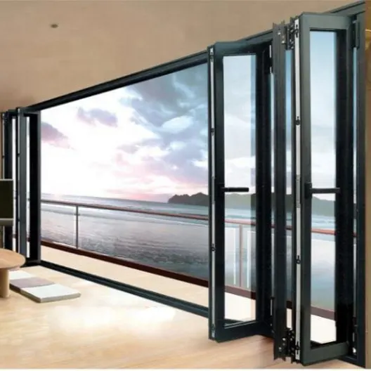 Porte scorrevoli in vetro per interni in alluminio cinese di alta qualità