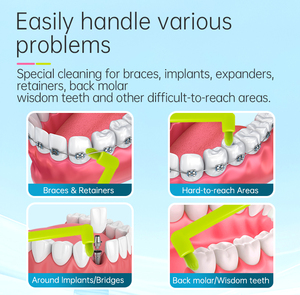 3 pcs End tuft bàn chải đánh răng vết bẩn bàn chải làm sạch khu vực khó khăn niềng răng nha khoa cấy ghép răng trở lại răng khôn - Product Image 5