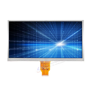 Monitor LCD de pantalla de 10,1 pulgadas, módulo TFT LCD de 6 relojes, interfaz LVDS de 4 carriles, pantalla táctil con 1024*600 píxeles