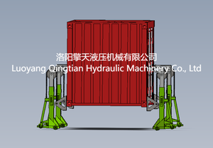 نظام رفع هيدروليكي متزامن للحاويات 20F/40F ، حاويات شحن ، نظام رفع حاويات بتصميم رباعي الأرجل قابل للإزالة - Product Image 5