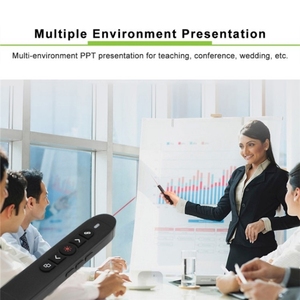 Nuovo presentatore senza fili 2.4G con controllo del Volume Laser pagina-tornitura penna puntatore USB remoto presentazione dell'ufficio riunione Flip Pen - Product Image 5