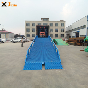Mobile <strong>Container</strong> Forklift <strong>Loading</strong> Dock Ramp 10000kg Capacity Customized <strong>Platform</strong> Dock Leveler Hydraulic - Product Image 5