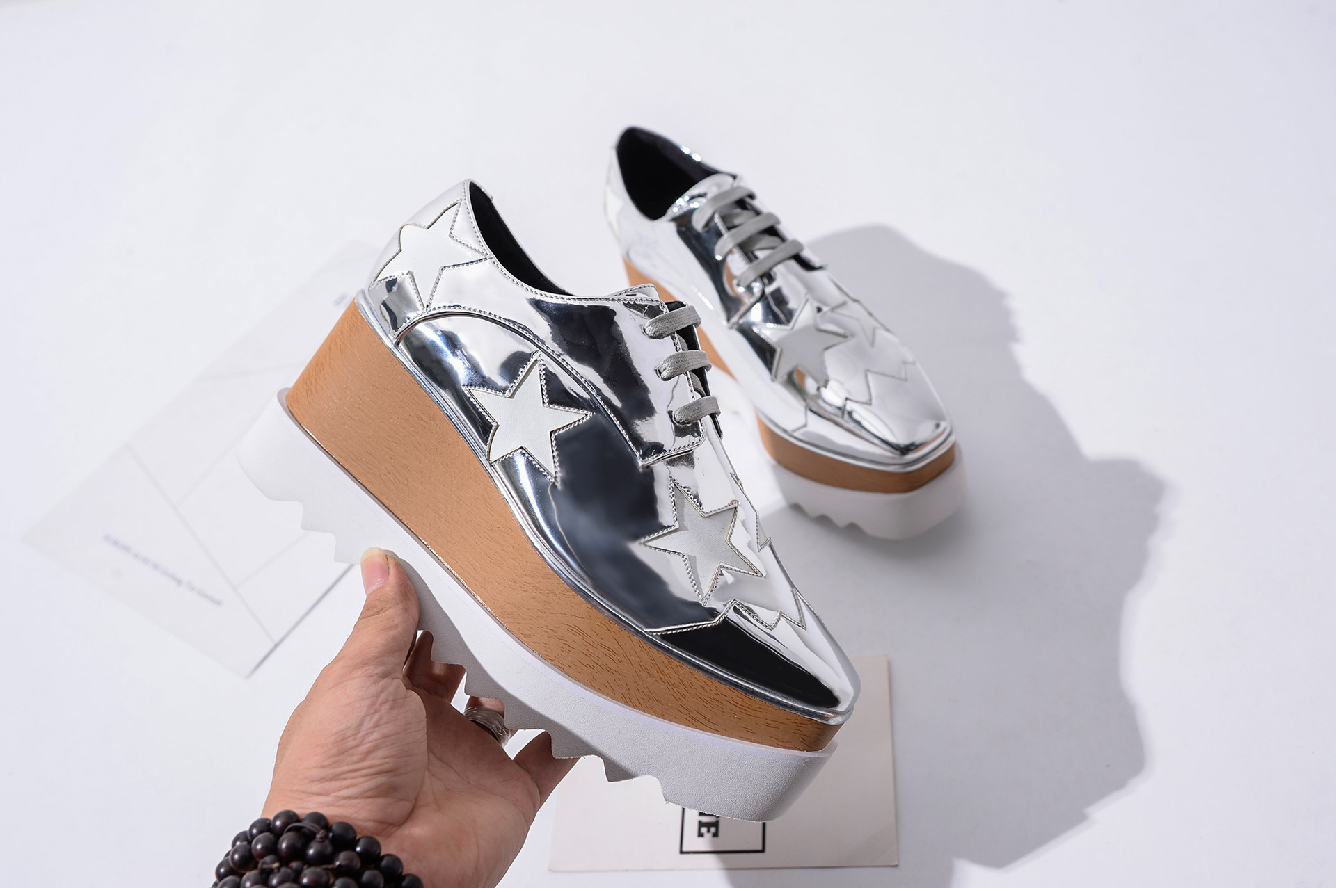 Silver white star