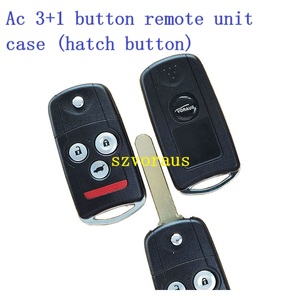 2007 2008 2009 2010 2011 2012 2013 Acura RDX için anahtar Fob uzaktan Shell kılıf 4 düğme (hatch düğmesi) Acura için - Product Image 3