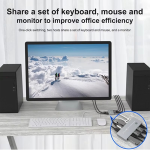 <strong>2</strong>-Port <strong>2</strong> Port Displayport and USB <strong>KVM</strong> <strong>Switch</strong> 4K 144Hz 8K 60Hz <strong>1</strong>.4 DP USB <strong>KVM</strong> <strong>Switch</strong>