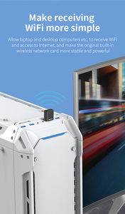 High-Speed 650Mbps Dual-Band <strong>Wireless</strong> USB Adapter Comfast CF-811AC V3 with WPA3 <strong>Encryption</strong> for Desktop - Product Image 6