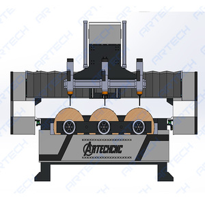 4 eksen döner Cnc makinesi ayağı andTable bacak oyma ahşap Cnc Router - Product Image 4