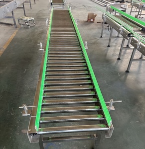 Transportador de rodillos por gravedad personalizado, sistema transportador sin motor para almacén, planta de fabricación de carga/descarga