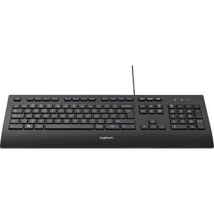 Teclado USB Logitech K280e B2B alemán, QWERTZ negro a prueba de salpicaduras (940910629829) - Product Image 1