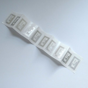40x 25mm 13.56Mhz NFC 215チップ504バイトPET透明ウェットインレイISOモデル防水RFIDステッカー在庫あり - Product Image 3