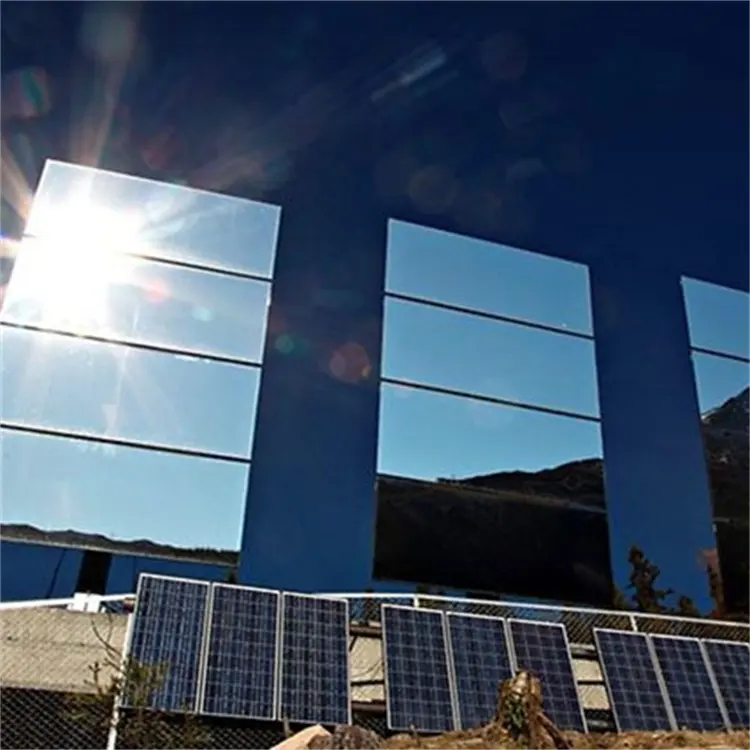 Specchio riflettente solare rivestito d'argento in vetro Float Ultra trasparente ad alta riflettanza