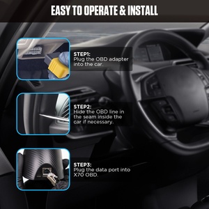 AUTOOL X70 OBD HUD-Messgerät Motor drehzahl/Motor temperatur/Batteries pannung Drehzahl alarm Multifunktion messgerät Fehler code löschen - Product Image 4
