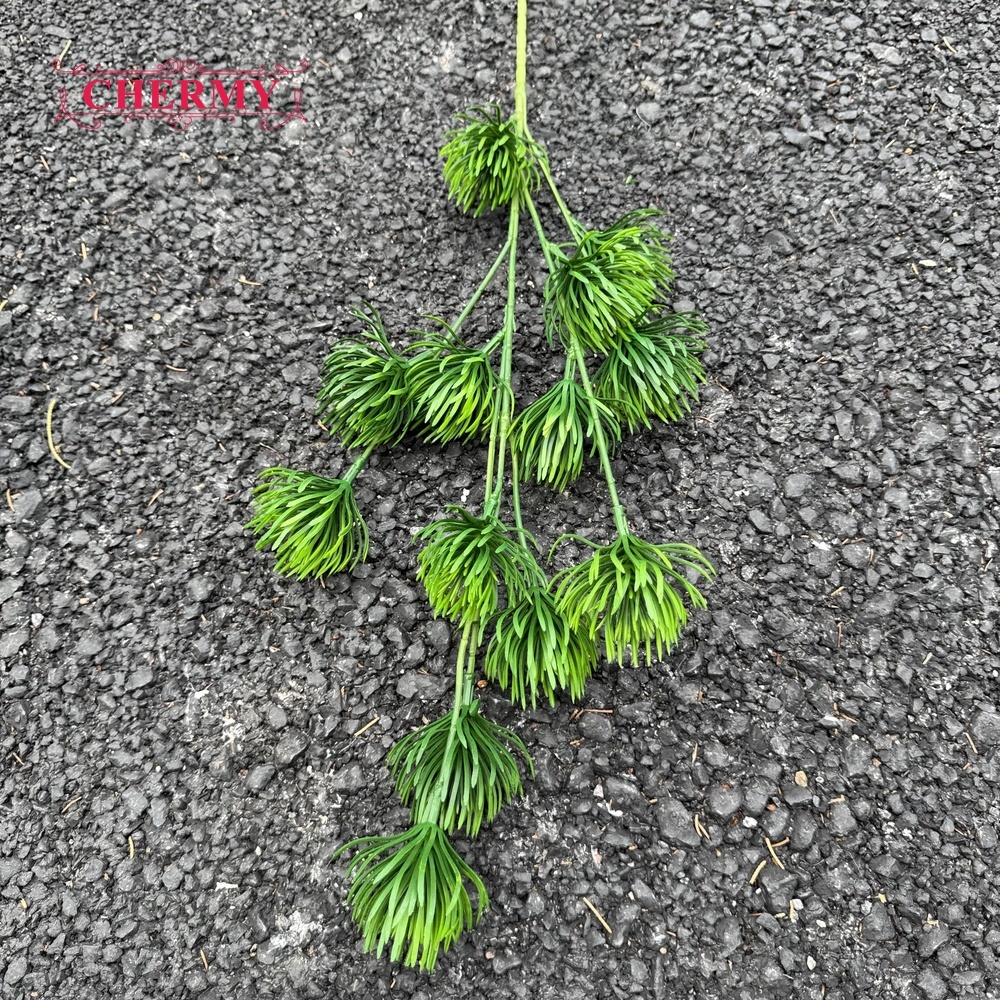 #13 Pignes Artificielles Vertes, 76 cm