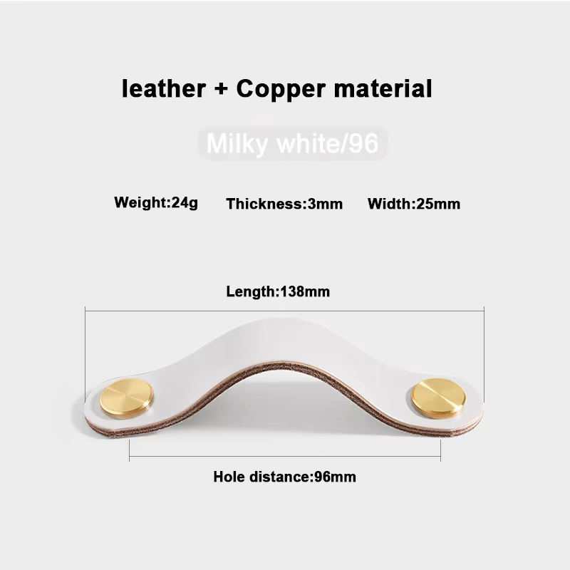 Blanc laiteux - Entraxe 96 mm