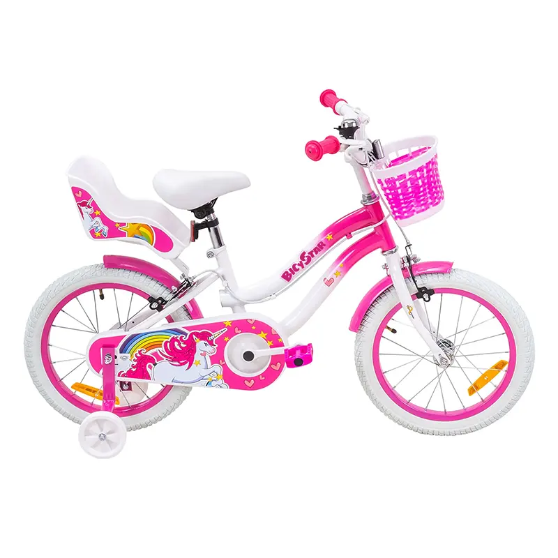 Ban Sepeda Anak Perempuan Warna-warni Putih, Sepeda Kualitas Terbaik Ringan/Harga Murah untuk Anak Kecil