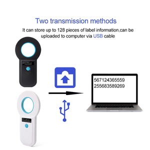 Sıcak satış fdxb mikroçip okuyucu kedi etiketi 134.2Khz mikroçip okuyucu el pet rfid tarayıcı kart okuyucu - Product Image 4