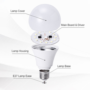 ハンジヤンB22 E27 LED電球A60照明ランプ100-240V LED電球工場価格 - Product Image 5