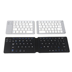 Double Folding Wireless Keyboard Suitable for Tablet Notebook Portable Office Mini Storage Folding Pad Keyboard - Product Image 1