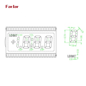 4 digit <strong>LCD</strong> display segment <strong>LCD</strong> <strong>module</strong> with cheap price