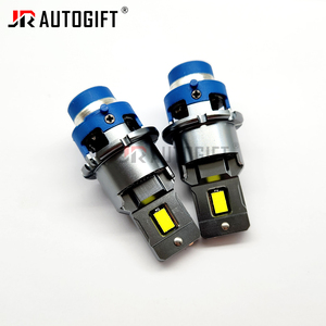 D2S D4S 1:1 LED far HID kiti yüksek güç Xenon LED ampul güçlendirme kablosuz otomatik lamba fişi oyna Canbus LED yeni durum - Product Image 4