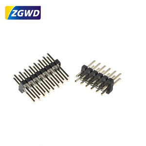 <strong>1</strong>.<strong>27mm</strong> 4-Pin Straight <strong>Header</strong> Connector <strong>1</strong>*4P Double Row Vertical Male <strong>1</strong>.0mm Pin <strong>Header</strong> for PCB Applications - Product Image 2