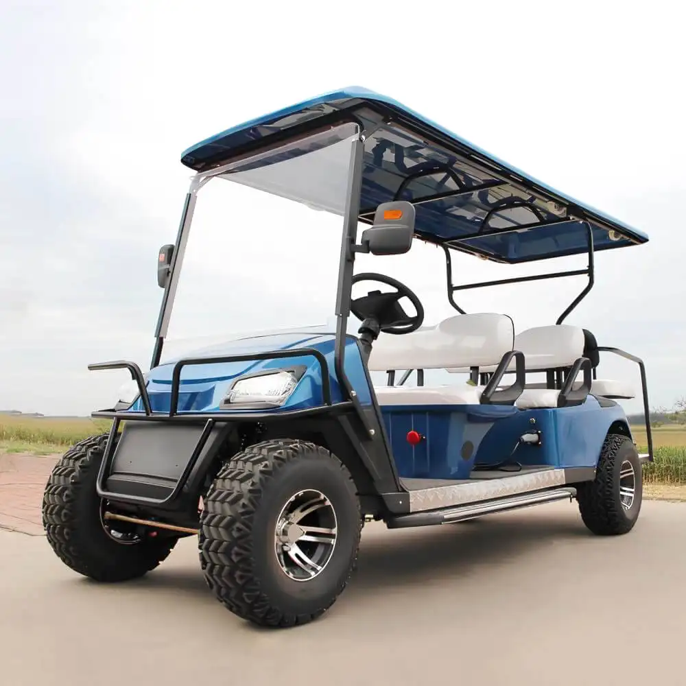 Giá cả phải chăng Câu lạc bộ 2 4 6 chỗ ngồi Trung Quốc điện Golf Cart xe để bán 72V Lithium tùy chỉnh thoải mái 4 chỗ ngồi Xe golf điện