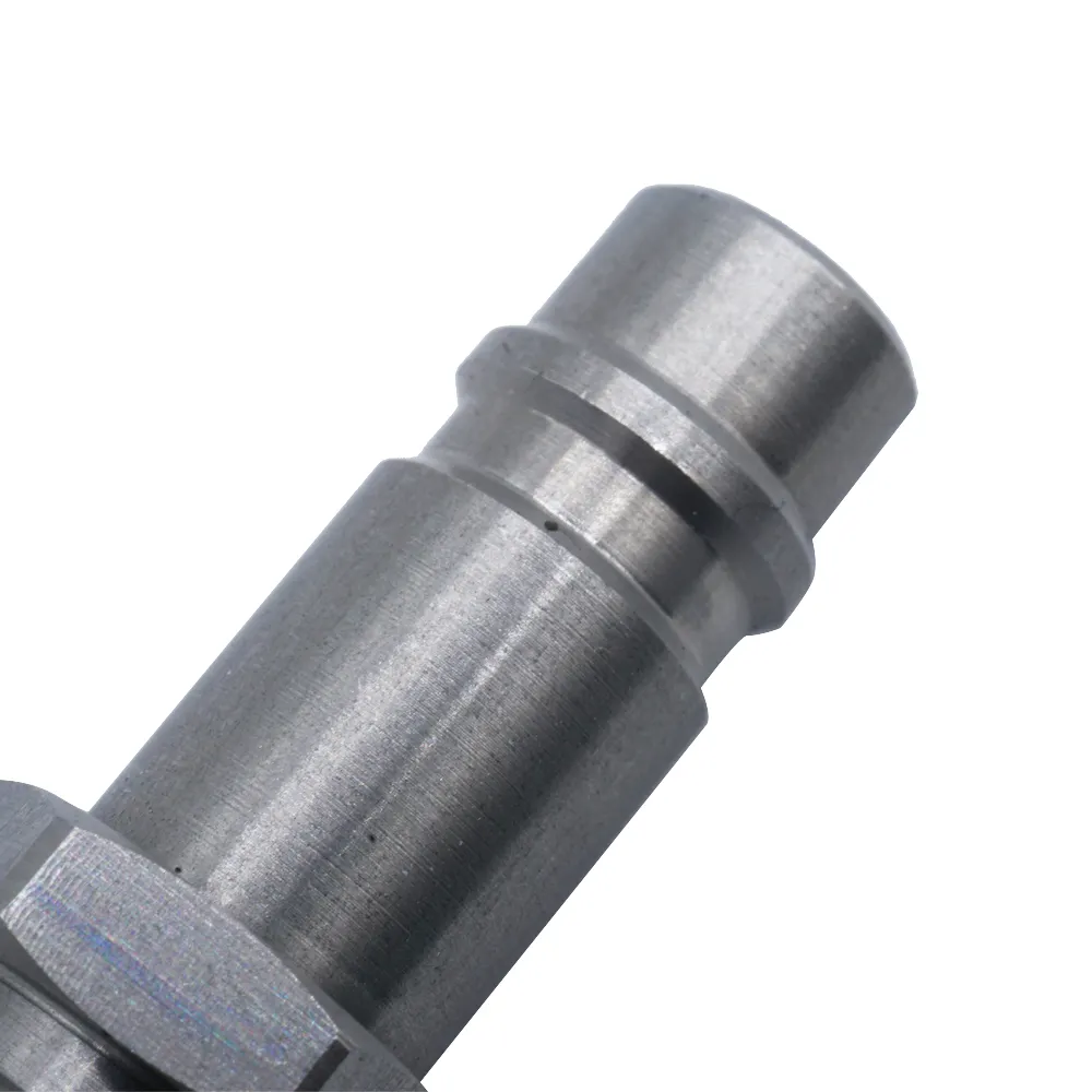 Válvula de retención de rosca externa de acero inoxidable 304 de precisión Válvula de retención recta de soldadura de alta presión