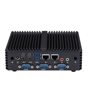 Kansung all'ingrosso Intel X86 Win 10 Fanless Mini i3 Quad Core Linux Mini PC 2 porte Lan Computer Barebone senza ventola