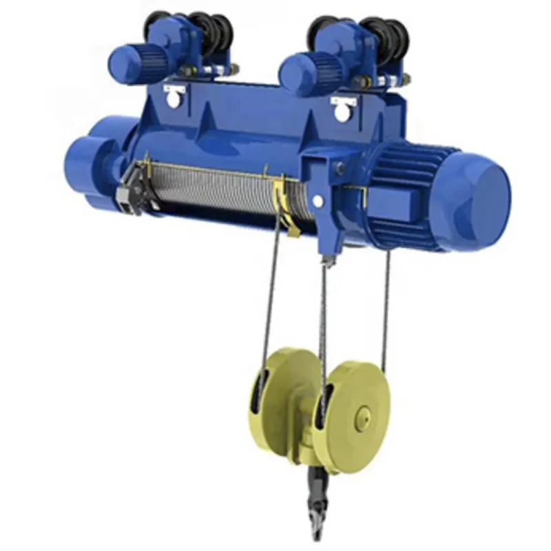 Fábrica de fornecimento direto CD MD Modelo Wire Rope Electric Hoist 10 Ton Lifting dupla velocidade construção guincho 100 ton talha elétrica