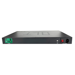 1U 19-Zoll HSGQ-G04L Glasfaser FTTH 10GE GEPON OLT mit 4 Ports verwendet für SFP Gpon ONU für Netzwerk POE IP TCP WLAN