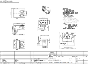 USB3.0 USB端口插孔更换9针BF母插座a型直角USB 3.0连接器