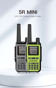 Baofeng MINI PTT de Largo Alcance para Radio, Grabación de Walkie Talkie de Frecuencia de Escaneo Inalámbrico, Programación Bluetooth Multibanda, 2 Unidades - Product Image 6