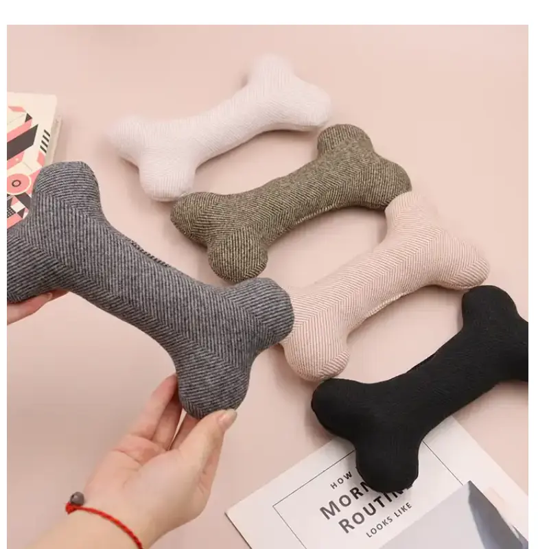 Vendite calde giocattolo per ossa di cane giocattoli striduli per animali domestici all'aperto Design personalizzato giocattoli per cani regalo per animali domestici