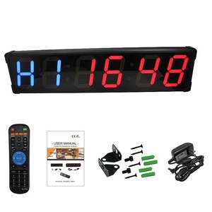 Display di grandi dimensioni da 8 pollici con telecomando programmabile conto alla rovescia per il conto alla rovescia per gli sport a intervalli di allenamento a LED orologio Fitness da palestra - Product Image 6